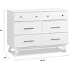 Otto 6-Drawer Dresser, White - Dressers - 7