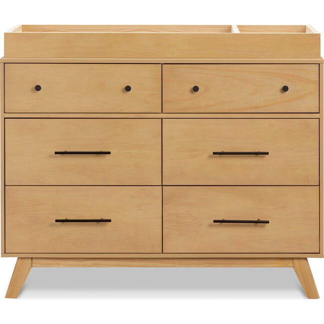 Otto 6-Drawer Dresser, Honey - Dressers - 5