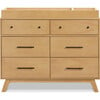 Otto 6-Drawer Dresser, Honey - Dressers - 5