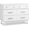 Otto 6-Drawer Dresser, White - Dressers - 8