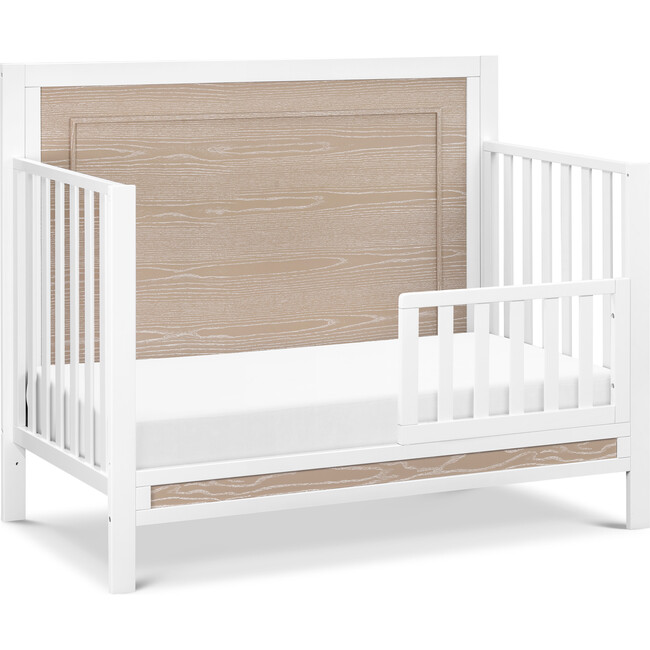 Radley 4-In-1 Convertible Crib, White And Coastwood - Cribs - 8