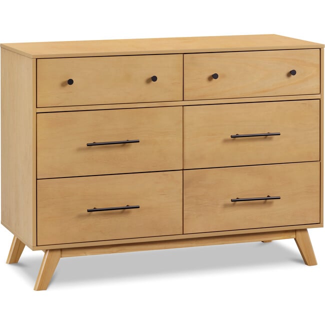 Otto 6-Drawer Dresser, Honey - Dressers - 8