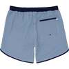 Men's UPF 50+ Stripe Boardie Shorts, Navy - Swim Trunks - 2