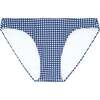 Women's Gingham Hipster Bikini Bottom, Navy - Two Pieces - 1 - thumbnail