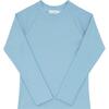 Unisex Freshwater Long Raglan Sleeve Rashguard, Blue - Rash Guards - 1 - thumbnail