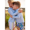 Drawstring Trunks, Abersoch Stripe - Swim Trunks - 2