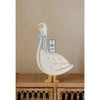 Goose Lamp, Blue Cottage Bow - Lighting - 2