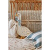 Goose Lamp, Blue Cottage Bow - Lighting - 8