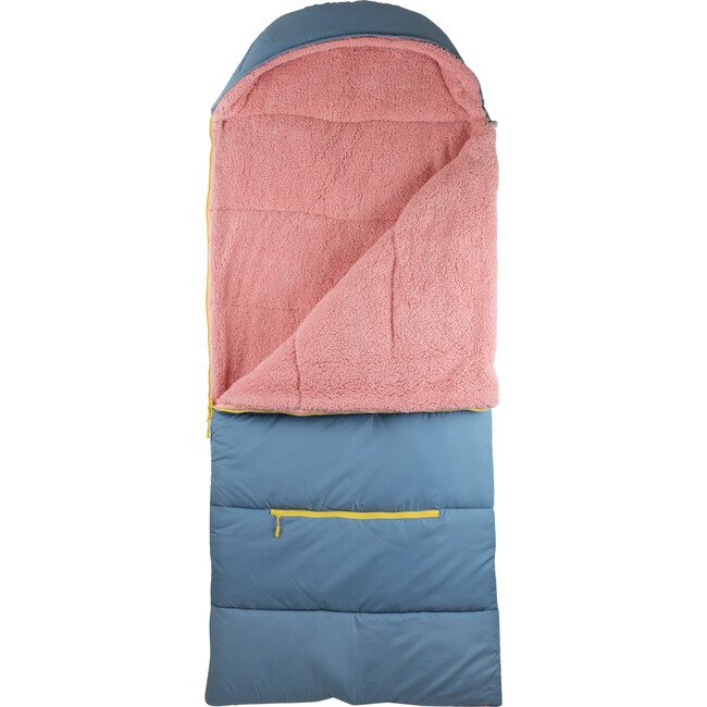 Big Kid's Sleep-N-Pack Sleepbag, Hudson Bay And Cherry Sherpa