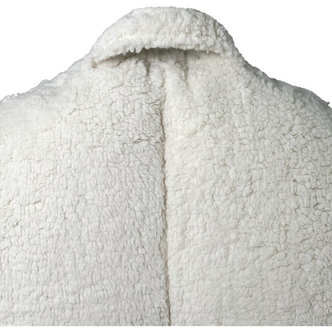 Luxe Campus Round Beanbag, Coconut Sherpa - Kids Seating - 5