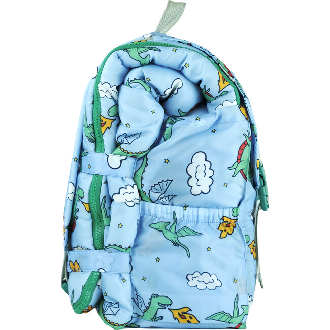 Little Kid's Sleep-N-Pack Sleepbag, Dragons And Green - Sleepbags - 5