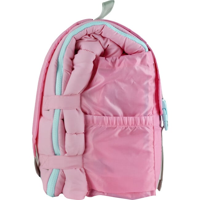 Little Kid's Sleep-N-Pack Sleepbag, Cosmos Pink And Glow In The Dark Hearts - Sleepbags - 8