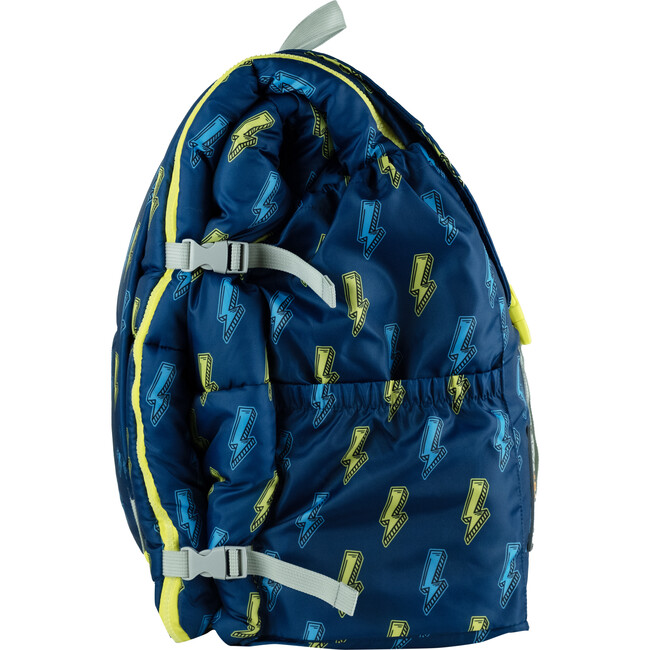 Big Kid's Sleep-N-Pack Sleepbag, Lightening Bolt And Pale Aqua - Sleepbags - 6