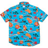 Adult Unisex Paradise BBQ Shirt, Blue - Shirts - 1 - thumbnail