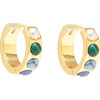 Women's Mini Petra Huggie Hoops - Earrings - 1 - thumbnail