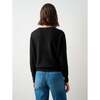 Women's Essential Cashmere V Neck, Black - Sweaters - 3