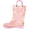 Sparkle Unicorn Rain Boot, Pink - Rain Boots - 4