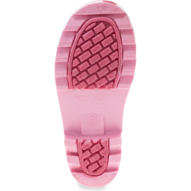 Sparkle Unicorn Rain Boot, Pink - Rain Boots - 6