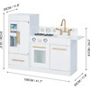 Little Chef Charlotte Modern Play Kitchen, White/Gold - Play Kitchens - 7