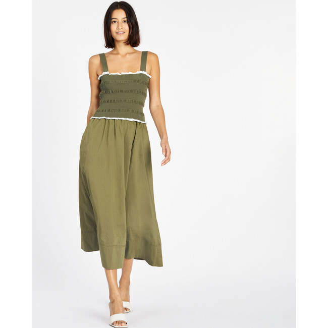Francesca Dress, Moss - Dresses - 2