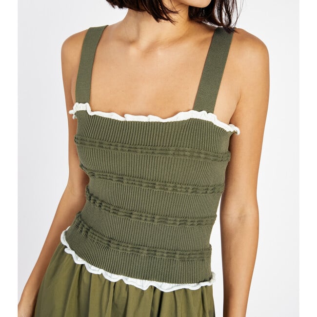 Francesca Dress, Moss - Dresses - 5