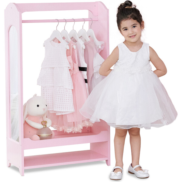 Little Princess Bella Toy Dress Up Unit, Pink - Teamson Kids Bookcases ...