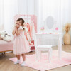 Little Princess Rapunzel Medium Vanity, White - Role Play Toys - 8