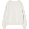Bear Regular Fit Round Neck Long Cuffed Sleeve Sweatshirt, White - Sweatshirts - 2