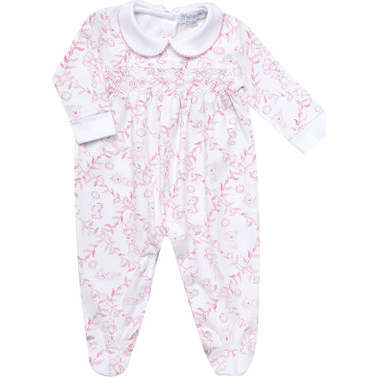 Nella Pima Blue Bears Trellace Zipper Footie main image 1