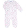 Pink Bears Trellace Zipper Footie,Pink - Footie Pajamas - 1 - thumbnail