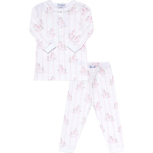 Pink Rocking Horse Pajamas,Pink