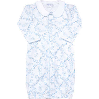 Blue Bears Trellace Converter Gown,Blue - Nightgowns - 1