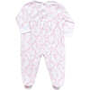 Pink Bears Trellace Smocked Footie,Pink - Footie Pajamas - 2