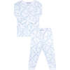 Blue Bears Trellace Pajamas,Blue - Pajamas - 1 - thumbnail