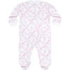 Pink Bears Trellace Zipper Footie,Pink - Footie Pajamas - 2