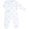 Blue Rocking Horse Crossover Footie,Blue - Footie Pajamas - 1 - thumbnail