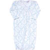 Blue Bears Trellace Gown,Blue - Nightgowns - 1 - thumbnail