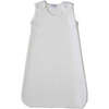 Basket Weave Quilted Baby Sack, White Picot Trim,White - Sleepbags - 1 - thumbnail