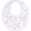 Pink Bears Trellace Bib,Pink - Bibs - 1 - thumbnail