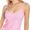 Women's Stripe Jersey Camisole Set ,Peony - Pajamas - 3