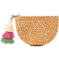 Women's Casey Pouch With Tiered Tassel, Green