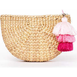 Women's Casey Pouch With Tassel, Pink