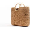 Women's Sara Market Tote, Brown - Bags - 3