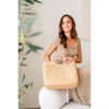 Women's Sara Market Tote, Brown - Bags - 5