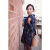 Women's Bamboo Bucket Bag, Brown - Bags - 6