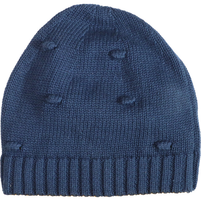 Organic Poppy Knit Hat, Cambridge Blue