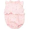 Mini Gold Stars Gauze Lola Bubble, Pale Pink - Onesies - 1 - thumbnail