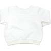 Pink "darling" Appl Terry Brooklyn Boxy, Cream - Sweatshirts - 2