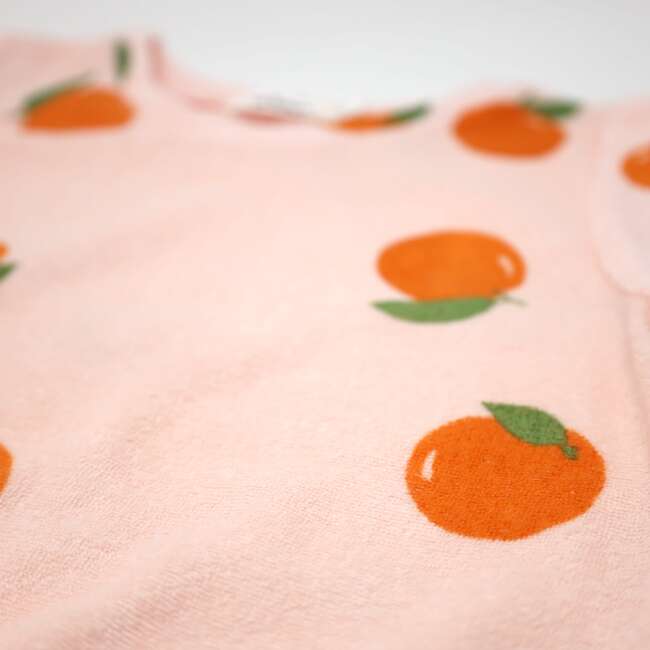 Oranges Print Brooklyn Boxy, Pale Pink - Sweatshirts - 3