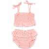 Gingham Sunsuit Set, Pale Pink - Mixed Apparel Set - 1 - thumbnail